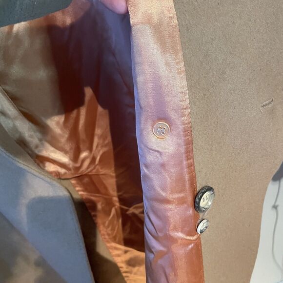 Men’s VINTAGE De Silva Wool Cashmere Coat Size 46R - Picture 15 of 16